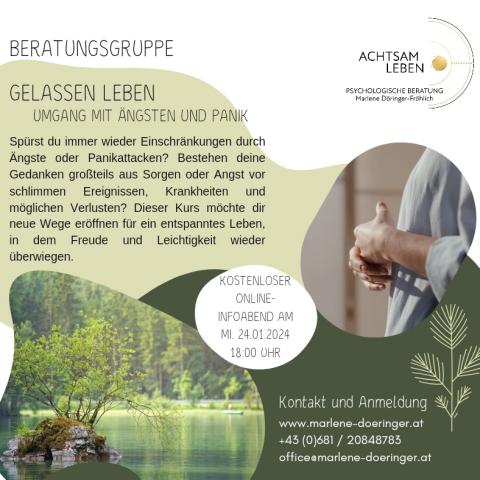 Beratungsgruppe Angst